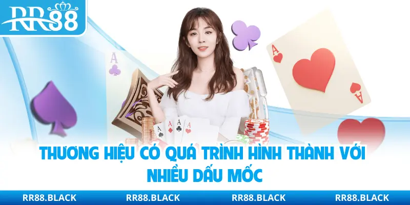 Thương hiệu có quá trình hình thành với nhiều dấu mốc